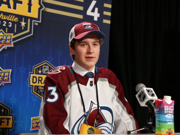 Calum Ritchie, en ung spiss fra Colorado Avalanche, ble degradert til OHL